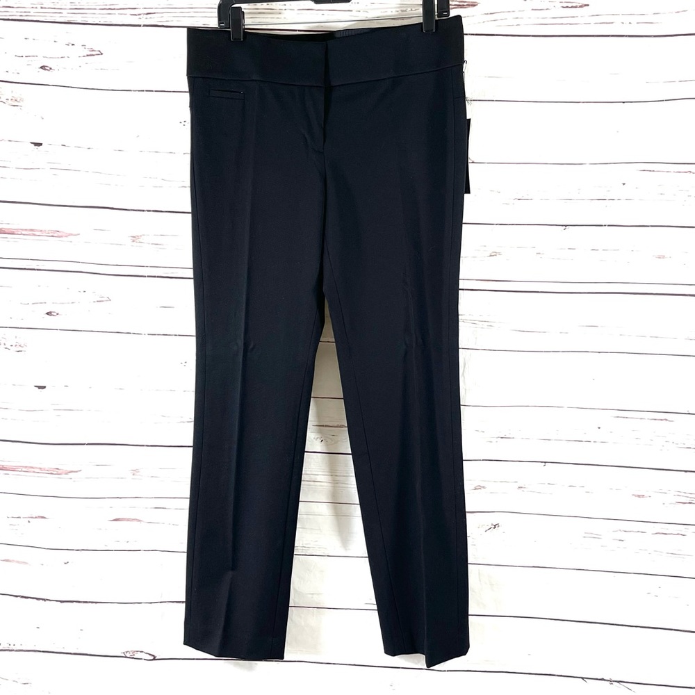 LOFT Marisa Pants Womens Size 10 Black Straight Leg‎